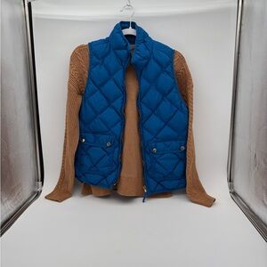 Bundle Womens J Crew Vest Size Small And Lou And Grey Size XS Hooded Sweater
